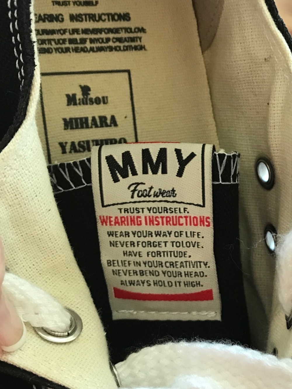 🆕 MMY PETERSON OG SOLE BLACK CANVAS LOW-TOP SNEAKER - Picture 10 of 12